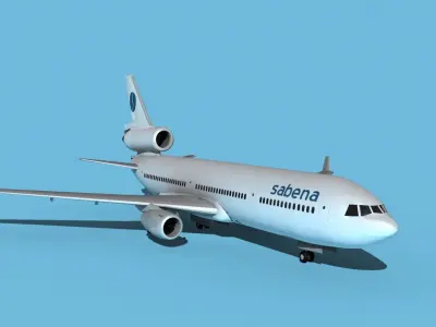 McDonnell Douglas MD-11 Sabena 3D model