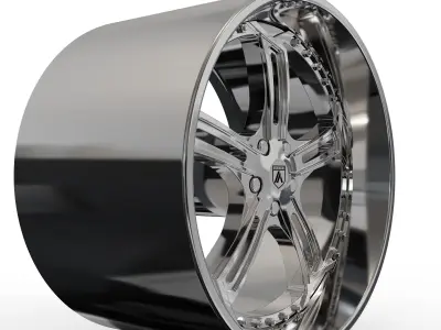 ASANTI AF178 WHEEL 3D MODEL 3D model