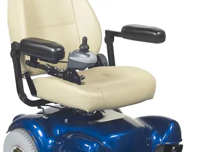 Servo Motor for Handicapped chair wheel Free 3D model