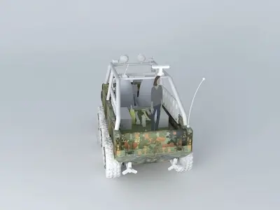 Playmobil RS2x3  Safari edition Camouflage style 3D model