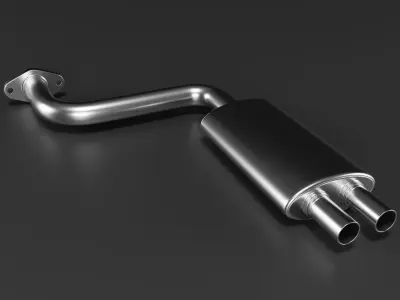 Car Exhaust Pipe 3D model