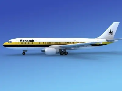 Airbus A300 Monarch 1 3D model