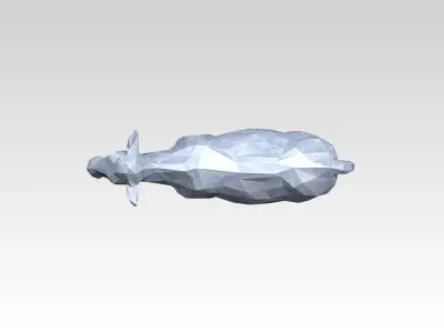 Cow Low Poligonal 3D model