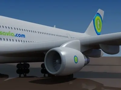 Transavia Airlines Dutch 3D model