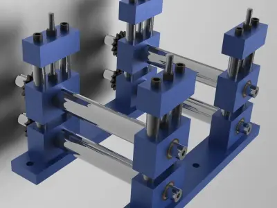 roll forming part Free 3D model