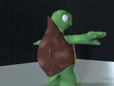Turtle Cartoon 3D model