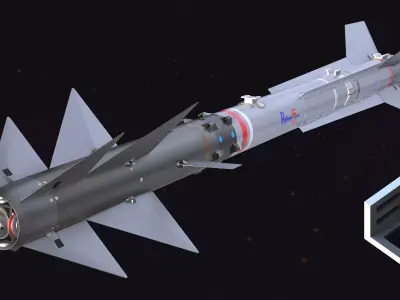  PYTHON-5 Misslie 3D model