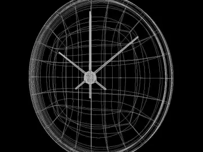 Wall clock 3D model