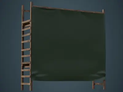 Scaffold 3A Low-poly 3D model