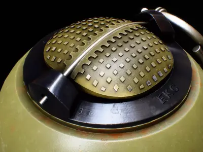 The BEANO T-13  - Grenade Low-poly 3D model