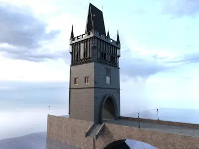 Charles Bridge 3D model