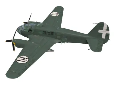 Caproni Ca313 RPB 3D model