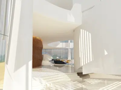 The Hotel Lobby 7 3D model