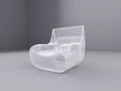Garden Sofa 3D model buy