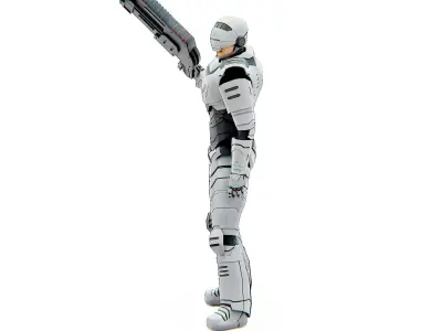 TROOPER X-5 Rigged for Unreal Engine - Unity - MIXAMO  3D model