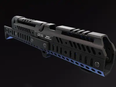 Zenitco Sport 4 Handguard Low-poly 3D model