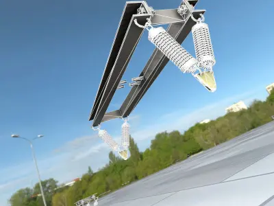 Electricity Poles Insulators 5 - Object 105 Low-poly 3D model