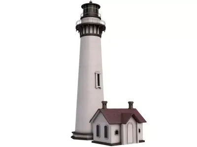 Pigeon Point Lighthouse 3D model