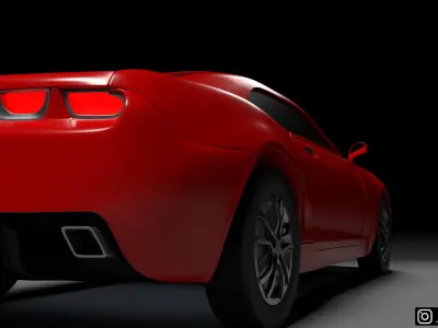 3D Car Model - Camaro Chevrolet Free 3D model