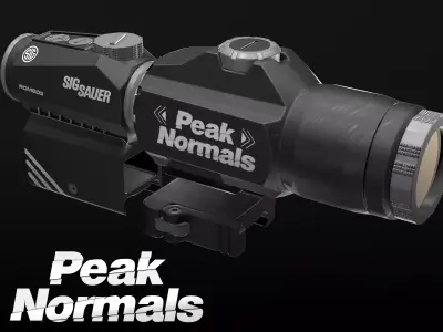 Sig Sauer - Romeo 5 Red Dot Sight Low-poly 3D model