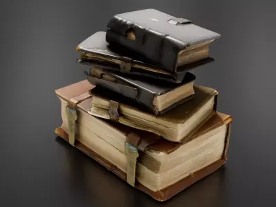 Old Book 02 3D print model