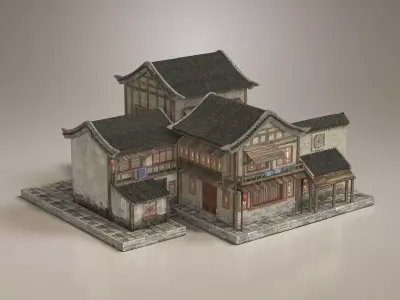 Ancient architecture Chinese ancient architecture 3D model