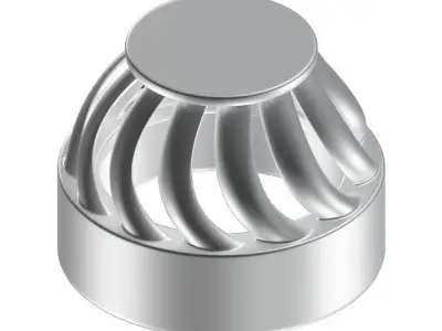 Aluminium Roof Air Ventilator 3D model