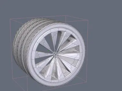 Wheel rim 3D model
