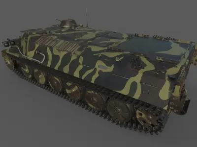 MT-LB Camouflage 3D model