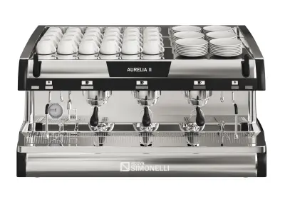 Commercial Espresso Coffee Machine AURELIA 3D model