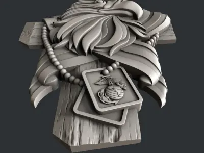 3d STL models for CNC router Eagle USA 3D model