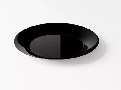 A set of plates 3D model