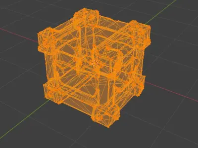 Stylised TNT Free low-poly 3D model