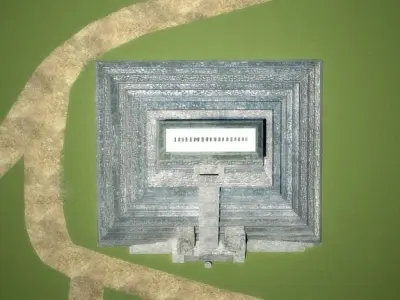 Temple of inscriptions 3D model