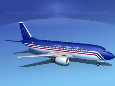 Boeing 737-300 Freedom Air 3D model