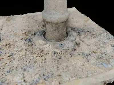 Korean Traditional Stupa SariraTop 3D model