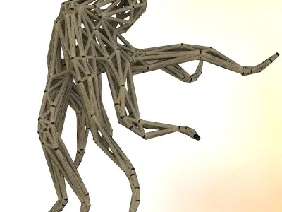 Octopus orange 3D print model