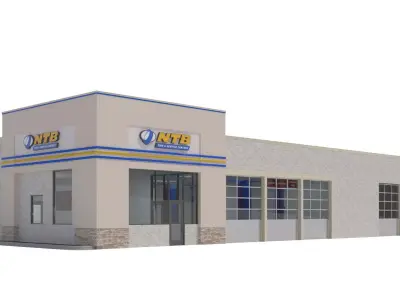 Rretail-008-NTB sliding closet door 3D model