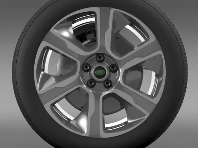 RangeRover Hybrid wheel 3D model