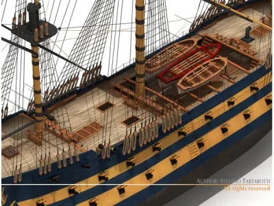 HMS Leopard 3D model