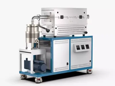 High Vacuum Tube Furnace 3D model