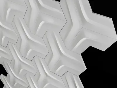 3dpanel geometric patterns Free 3D model