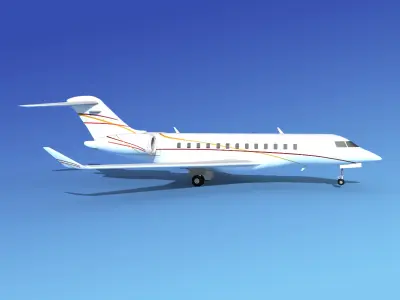 Global Express XRS V11 3D model