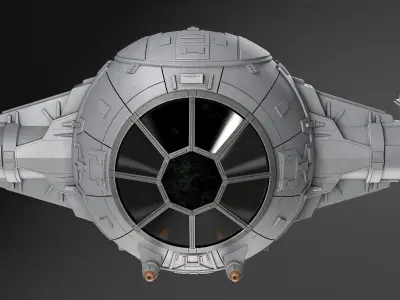 Star Wars TIE-Fighter v1 3D model