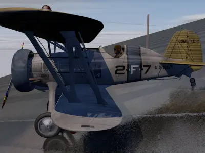 Boeing F4B  -  P-12 3D model