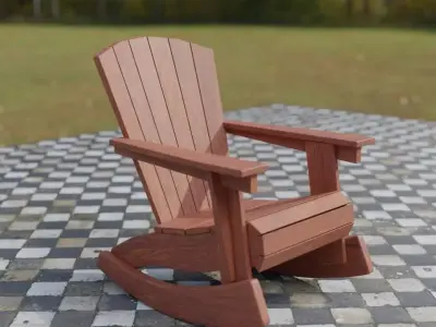 Adirondack Rocker 3D model