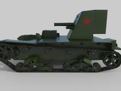 Su-26 russian tank 3D model