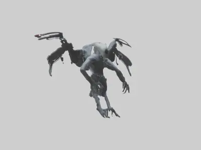 Deadly phantom model Low-poly 3D model