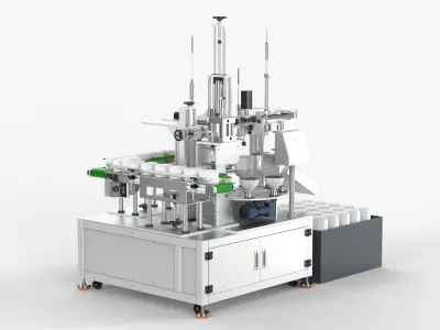 Bulb Automatic Pressing Machine 3D model