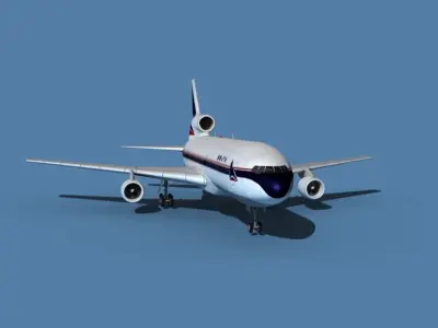 Lockheed L-1011-50 Delta 3D model